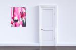 Moderne Kunst kaufen - Grau, Rosa, Himbeerrot - Abstrakt 1401